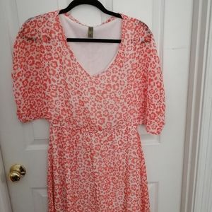 Orange summer dress